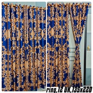Smokering Batik Curtain 12 6 Waves/ Size UK 135X220