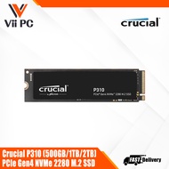 Crucial P310 500GB / 1TB / 2TB PCIe Gen4 NVMe 2280 M.2 SSD