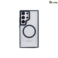 เคส S24 Ultra Gizmo Fusion Strong-X magsafe ขอบดำ เคสซัมซุง เคสขุ่น เคสรองรับ MagSafe เนื้อสำผัสแมท