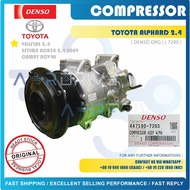 ORIGINAL DENSO TOYOTA ALPHARD 2.4 /VELLFIRE 2.4 /ESTIMA ACR50 2.4 2009 /CAMRY ACV40 2008 7PK 6SEU16C
