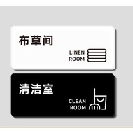 Hotel Cloth Lawn Signage Signage Disinfection Room Signage House Signage Tea Room Locker Sign Wall S