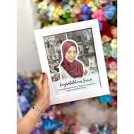 UNIQUE GIFT 2D Polaroid Love Photo Frame | GIFT FRAME TYPOGRAPHY 8R/ | Custom Aesthetic Frames | Scr