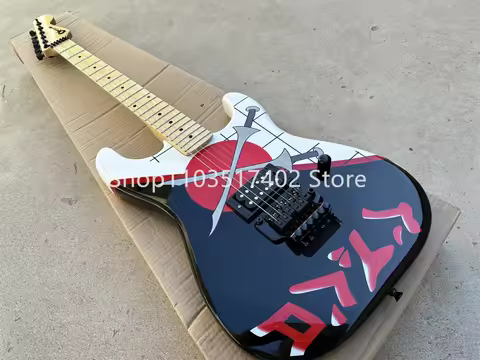 Shelly New Store Factory Custom San Dimas 25th Anniversary 6 Strings Red Sun Charvel Electric Guitar