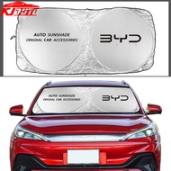 BYD Car Windshield Front Sun Shade Cover For BYD Atto 3 Dolphin E6 Tang Seal M6 E5 Song G5 Sun Visor