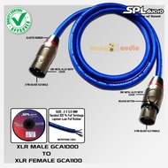 SPL AUDIO CM-5000 - Kabel audio / kabel microphone XLR Male 1000 SLV to XLR Female 1100 SLV SPL AUDI