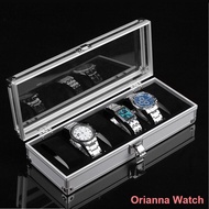 lige watch ┅♈Aluminium / PU Leather Watch Case Box 6 10 12 20 24 Slot