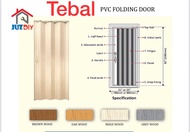 PVC Folding Door Toilet TEBAL# Pintu Lipat Tebal # Room Divider