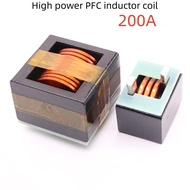 1PCS High power PFC inductor coil 10uh 200A flat wire magnet bar filter energy storage pin high curr