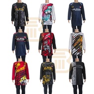 (HARGA BORONG) BAJU JERSEY BUDAK MALAYSIA LENGAN PANJANG FULL PRINT / BAJU MALAYSIA KIDS UNISEX MENA