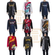 (HARGA BORONG) BAJU JERSEY BUDAK MALAYSIA LENGAN PANJANG FULL PRINT / BAJU MALAYSIA KIDS UNISEX MENARIK PJM