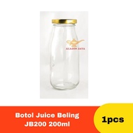 JB200 250ml Glass Juice Bottle Glass Bottle | 200ml 1pcs