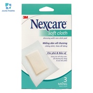 Nexcare 3M B300 Soft Cloth 3-Piece Soft Cloth Wound Protection Tape 8x12cm