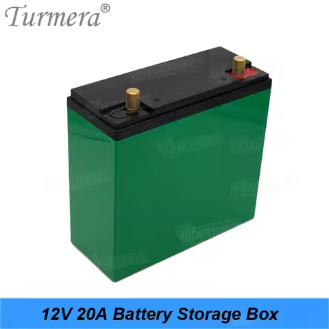 Turmera 12V 20Ah Battery Storage Box for 20*32700 3.2V Lifepo4 Battery and 56*18650 Uninterrupted Po
