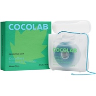 Cocolab Cocofloss Woven Dental Floss, Dentist-Designed Oral Care, Mint, Waxed, Vegan, Kid-Friendly S