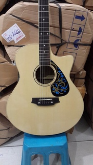 PROMO- GITAR AKUSTIK MERK COLE CLARK NATURAL BONUS PICK