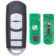 KEYECU SKE13D-01 Remote Car Key Fob 4 Button FSK 315MHz ID49 PCF7953P Chip for Mazda 3 6 Miata MX5 2