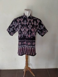 dres tenun motif NTT lengan tile