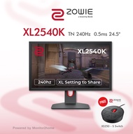 BenQ ZOWIE XL2540K Esports Gaming Monitor | 24.5 inch 240Hz XL Setting to Share | 120Hz Compatible f