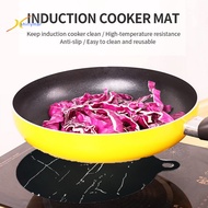 Sr Induction Cooker Mat Hob Protector Silicone Induction Cooktop Mat Heat Insulated Protector Pad Kitchen Supplies Round/rectangular Reusable Durable