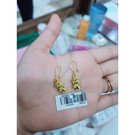 24k gold plated yxy coin pumpkin earrings