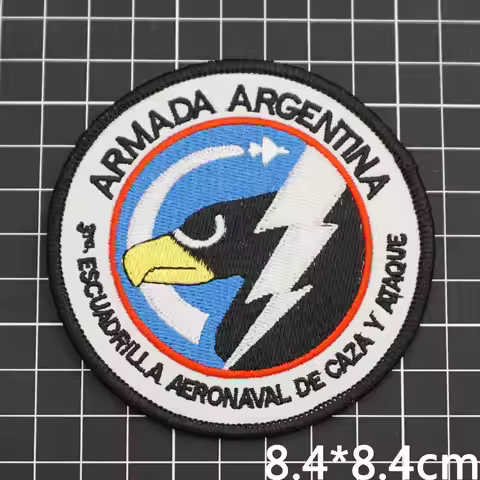 Argentine Naval Air Fighter Attack Squadron EMBROIDERY PATCH