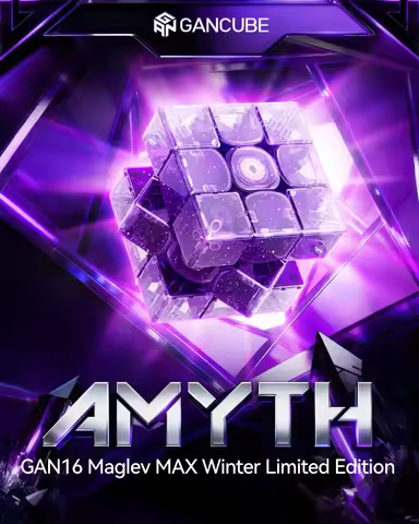 GAN16 Maglev MAX Winter Limited Edition Amyth Magnetic Magic Speed Maglev Winter Limited edition 3x3