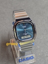 Casio Vintage Style Watch  行針跳字  AQ-240E-3A  AQ240E-3A  湖水綠色  AQ-240  AQ240  錶徑35.8mm  備一般生活防水 復古錶 懷