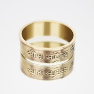 尼泊爾硬幣戒指 10 派斯 1964-1966 男士硬幣戒指 女士硬幣戒指