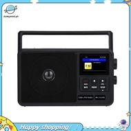 【ouwym9al】Internet Digital Radio Portable FM Radio Dual Power Modes Pocket Retro Radio EU PLUG