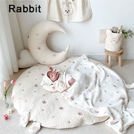 Cartoon Embroidery Baby Crawling Mat Thicken Playmat - Removable Bear Floor Rug Game Mat Photo Prop