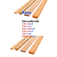 [ 1 unit = 4pcs ] 6feet Wood / Kayu 6 kaki / Kayu Ceiling / Furniture Wood / Kayu kecil / Modelling 