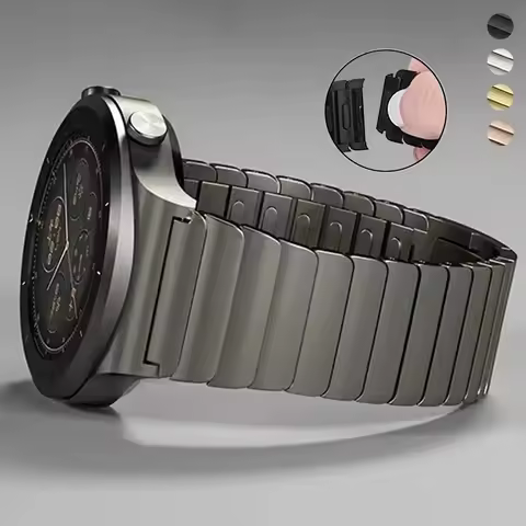 22mm Titanium Alloy Strap For HUAWEI GT4/GT 2/46mm/GT2 Pro Smartwatch Wrist Bracelet Watchband Corre