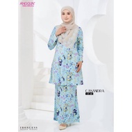 IRONLESS KURUNG CASSANDRA by Anggun Cotton Collection. PLUS SIZE XS-10XL. Sedondon. Sedondon Raya 20