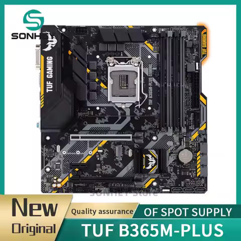 TUF B365M-PLUS Gaming LGA 1151 DDR4 HDMI WiFi M.2 mATX motherboard 100% test