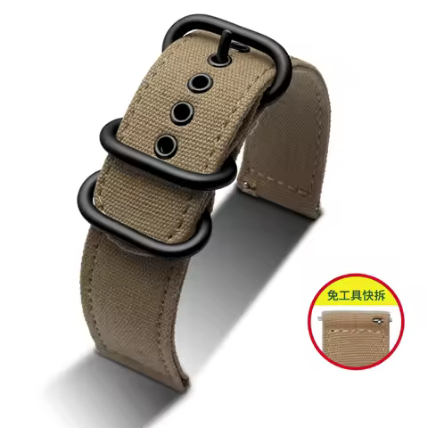 Nylon Watch Strap Waterproof Canvas for Men's Watch Strap for Timex Tissot Speed Hamilton Watchband 