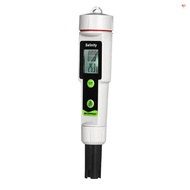 Salinometer Waterproof Salinity Test Pen 2-in-1 Salinity &amp; Temperature Meter Portable Salinity Meter Salimeter Pen Type Salinograph 0~199.9ppt Range -50~70℃ Temperature Meter ℃/℉ C