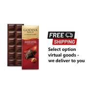 Godiva Signature Roasted Almond Dark Chocolate 90g Free Delivery