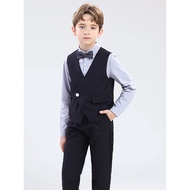 Boy Suit 2025 New Style Children Host Dress Boy Performance Dress Flower Girl Suit One Year Old Dres