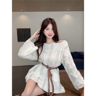 X8822 Hollow Pullover Sweater