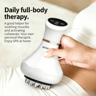 HY-012  Brush Electric Massager, Wireless And Portable, Type-C Interface, 9-Level Vibration Therapy,
