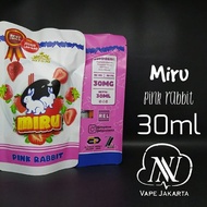 (Terbaik) Miru Pink Rabbit Salt Nic 30Ml 30Mg