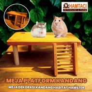 HAMSTER CAGE PLATFORM TABLE HABITAT DECORATION