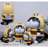 35cm Bee Costume cat Doll 14"/ animal doll furyu cat doll/ bete cat doll Furyucat doll