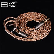 NICEHCK Engr.6N8N Limited Quantity Cable 6N Pure Silver+8N OCC+Gold Silver Alloy IEM Upgrade Wire 2P