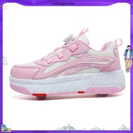 Hot sale！！！ 30-40 LED Double Roller Skate Shoes Women Men Automatic Luminous Sneakers roller shoes k