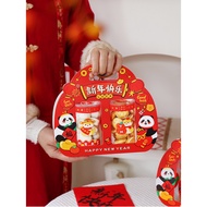 2025CNY高档新年罐子包装盒/New year cookies box/Christmas packaging/CNY PACKAGING/CNY box/New year Box/招财猫雪花酥盒