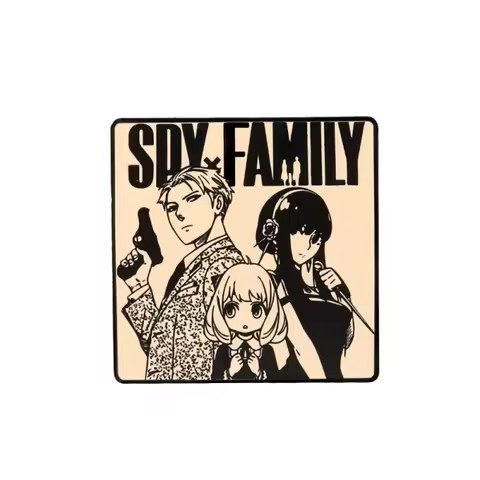 Spy x Family Enamel Pin Cute Anime Manga Badge Loid Anya And Yor Brooch Vintage Jewelry