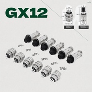 10Set GX12 GX16 2 3 4 5 6 7 8 9 10 Pin Docking Aviation Plug Socket Waterproof Circular Connector