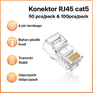 Connector pcsUTP RJ45 Cat 5e/Connector RJ 45 Cat5e