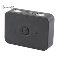 USB Printer Sharer Device 2 Ports USB2.0  Printer Sharing Peripheral for Printer USB Splitter Sharin
